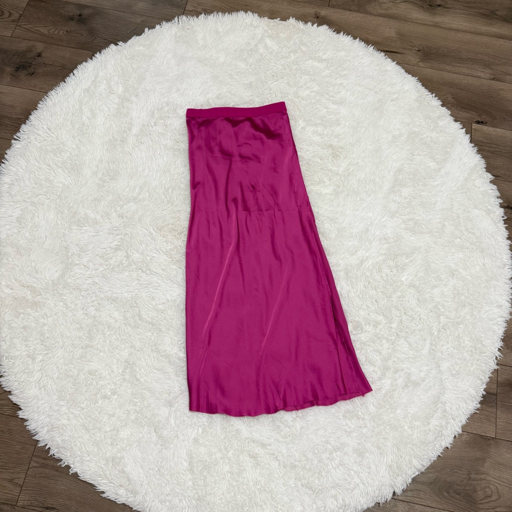 Free People Pink Pencil Maxi Skirt size small